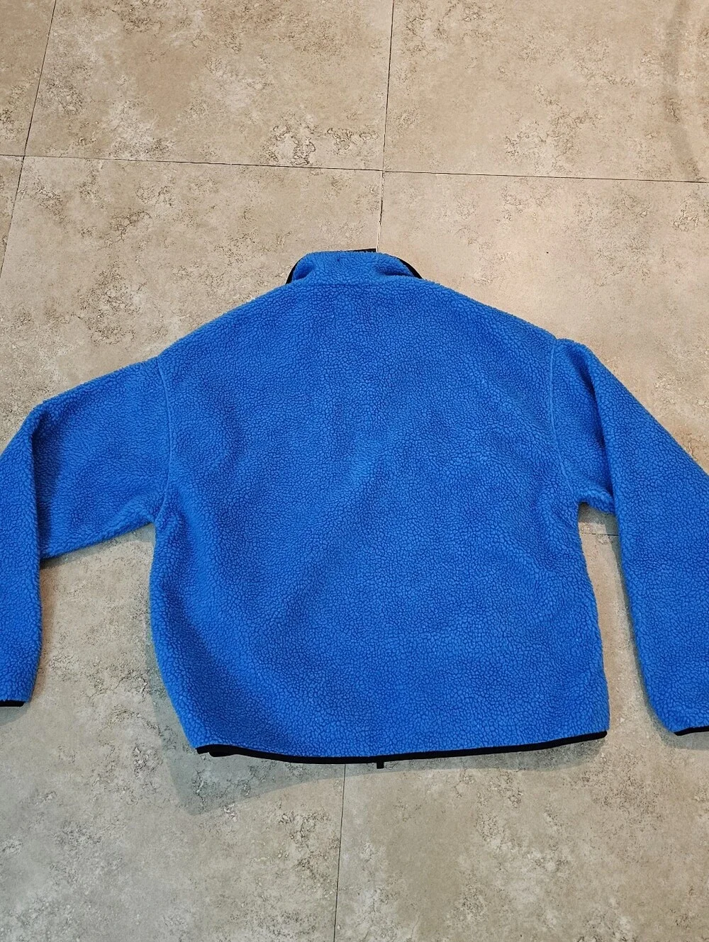 Nike Jordan Jumpman Full-Zip Sherpa Fleece Jacket Men's Large Blue HV0778 406